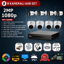 Dahua 8 Li Ahd Kamera Seti