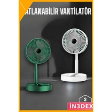 İn3dex Taşınabilir Mini Vantilatör Telefon Tutuculu 3 Hız Ayarlı