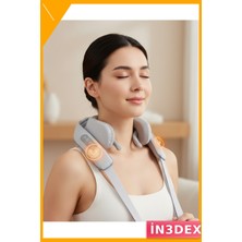 İn3dex Biyonik Yoğurma Teknolojili Şarjlı Boyun Masaj Aleti 1800MAH