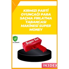 İn3dex Kâğıt Fırlatma Oyuncağı 130 Adet Kâğıt Hediyeli Pil ile Çalışan Parti Aksesuarı