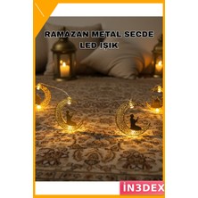 İn3dex Secde Eden Adam Silüetli LED Ay Işığı Ramazan Dekorasyon