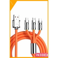 İn3dex Yüksek Performanslı Şarj Kablosu 1 Yıl Garantili