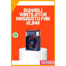 İn3dex Sessiz Turbo Masaüstü Fan Ayarlanabilir Hız ve Yön