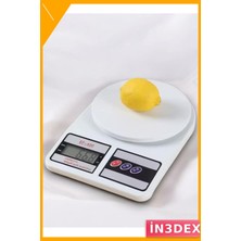İn3dex Hassas Mutfak Terazisi 5kg 1g Doğruluk LCD Ekran