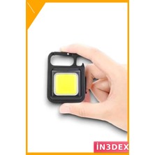 İn3dex 800 Lümen USB Şarj Edilebilir Mini LED Kamp Feneri 3 Modlu