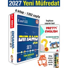 Tonguç Akademi 8. Sınıf Dinamo 2027 Tüm Dersler Soru Bankası Set 6 Kitap Ingilizce Yaprak Test