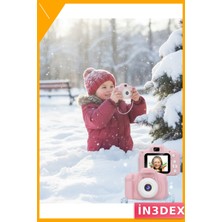 İn3dex Mini Taşınabilir Kamera Pembe Hd Kayıt Çocuklar Için