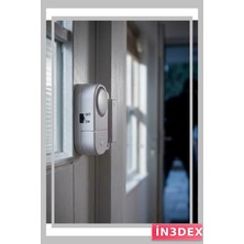 İn3dex Kapı ve Pencere Güvenlik Alarmı 90 Db Sesli Manyetik Sensörlü