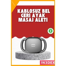 İn3dex 6 Başlıklı Şarjlı Masaj Tabancası 2000 Mah Ergonomik