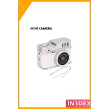 İn3dex Mini Retro Kamera 1080P Full Hd 2mp 128GB Dahili Hafıza