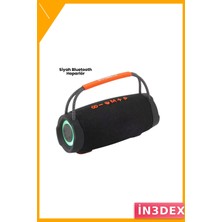 İn3dex Kablosuz Bluetooth Hoparlör 20W Stereo Ses Rgb Işık