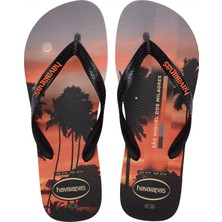 Havaianas 4149971 Top Surfer I Parmak Arası Siyah-Kırmızı Unisex Terlik