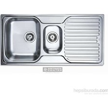Teka Princess 60 B 1.5 Gözlü Paslanmaz Çelik Evye Sağ Damlalık Mutfak Tezgahı İçin 1000 x 500 mm