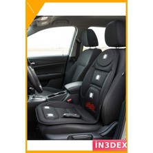 İn3dex Isıtmalı Masaj Minderi Sırt ve Bel Için 5 Modlu Titreşimli