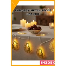 İn3dex Ay Şeklinde Secde Eden Adam LED Peri Işığı Ramazan Dekorasyon