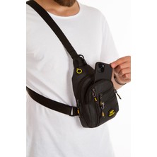 Np 2233 Unisex Kulaklık USB Çıkışlı Çapraz Askılı Çanta Bel Omuz ve Göğüs Çanta Günlük Bodybag