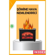 İn3dex Ultrasonik Aromaterapi Nemlendirici 270ML USB Sessiz Model