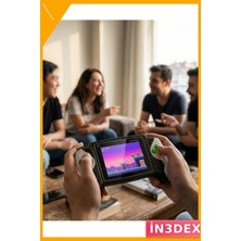 İn3dex 620 Oyunlu Taşınabilir Retro Oyun Konsolu Renkli Ekran
