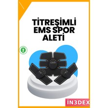 İn3dex Ems Kas Çalıştırma Cihazı 6 Mod Titreşimli Ev Spor Aleti
