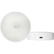 Hubstein HUBSTEİN USB Şarjlı Hareket Sensörlü LED Lamba 0.5W Beyaz Gece Lambası Özellikli