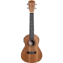 Kozmos KUK-23M-NSE Concert Elektro Ukulele (Kılıf Dahil)
