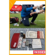 İn3dex Taşınabilir Acil Durum Ilk Yardım Kiti Çok Amaçlı Kullanım