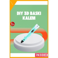 İn3dex 3D Yazıcı Kalem Abs Pla Uyumlu Fdm Teknolojisi 1.75MM Filament