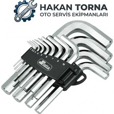 ALWAYSSPEED - Retta Kısa L Allen Anahtar Takımı 13 Parça