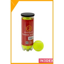 İn3dex 9'lu Tenis Topu Seti Uzun Ömürlü Spor ve Eğlence Için