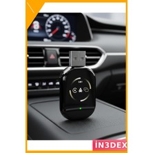 İn3dex Kablosuz Carplay Android Auto Adaptörü Otomatik Bağlantı Tak Çalıştır