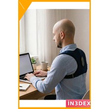 İn3dex Postür Düzeltici Masaj Kemeri Medikal Destekli Titreşimli Uyarı