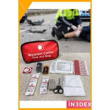 İn3dex Eksiksiz Ilk Yardım Çantası Acil Müdahale Seti Araç Ev