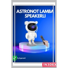 İn3dex Astronot Projeksiyon Lambası Ayarlanabilir Parlaklık, Zamanlayıcı