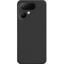 Prolysus Tecno Pova Curve 2 Uyumlu Kılıf Mat Silikon Koruma Kabı Siyah Kılıf