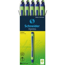 Schneider Xpress 0,8 Mm Fiber Uçlu Kalem 10'Lu Kutu Mavi Kalıcı Yazım İçin İdeal