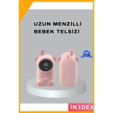 İn3dex Uzun Menzilli Bebek Telsizi 22 Kanal LCD Ekran Vox Modu 400 Mah