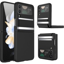 Luord-Store Galaxy Z Flip 3 Kılıf Belt Flip Kapak - Siyah