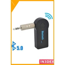 İn3dex Bluetooth Aux Araç Kiti 10M Bağlantı Stereo Ses Alıcı