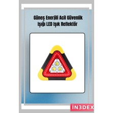 İn3dex 2000MAH Taşınabilir Üçgen Park Lambası Alüminyum Gövde