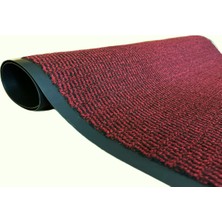 Dekoset Home Nem ve Toz Alıcı Bordo Rulo Paspas (Rulo Genişlik: 90CM)