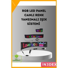 İn3dex USB Bağlantılı Akıllı LED Matrix Panel Kaydırmalı Yazı Animasyon