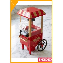 İn3dex Sıcak Hava ile Yağsız Popcorn Makinesi Hızlı Patlatma