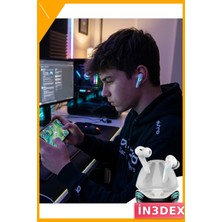İn3dex Kablosuz Bluetooth Oyuncu Kulaklığı Anc Aktif Gürültü Engelleme