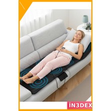 İn3dex Titreşimli Isıtmalı Masaj Minderi Sırt Boyun Bel Ağrılarına