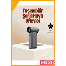 İn3dex Kablosuz El Tipi Hava Üfleme Cihazı Güçlü Turbo Temizlik