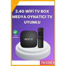 İn3dex 4K UHD 60 Fps Medya Oynatıcı Android Ses Kontrol