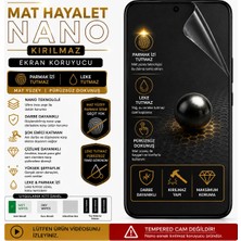 Astakos Redmi Y3 Uyumlu Mat Hayalet Parmak Izi ve Leke Bırakmaz Nano Kırılmaz Darbe Emici Ekran Koruyucu