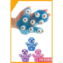 İn3dex 9 Bilyeli Masaj Eldiveni Kan Dolaşımı Cilt Gençleştirme