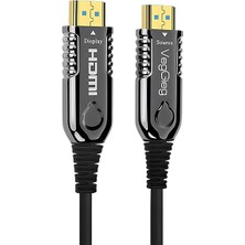 4K 60Hz 18GBPS Hdr Arc Hdcp Fiber Optik HDMI 2.0 Kablo 25 Metre
