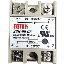 Robotik SSR-60DA Ssr Solid State Röle 60A (Katı Hal Rölesi)